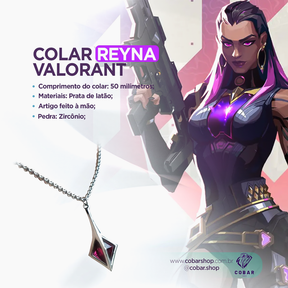 Combo Colar Reyna + Anel Reyna - 𝐂𝐨𝐛𝐚𝐫𝐒𝐡𝐨𝐩™ - Cobarshop