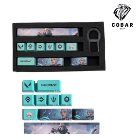 Agentes keycaps - 10 peças 𝐂𝐨𝐛𝐚𝐫𝐒𝐡𝐨𝐩™ - Cobarshop