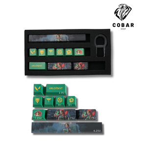 Agentes keycaps - 10 peças 𝐂𝐨𝐛𝐚𝐫𝐒𝐡𝐨𝐩™ - Cobarshop