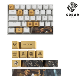 Agentes keycaps - 10 peças 𝐂𝐨𝐛𝐚𝐫𝐒𝐡𝐨𝐩™ - Cobarshop