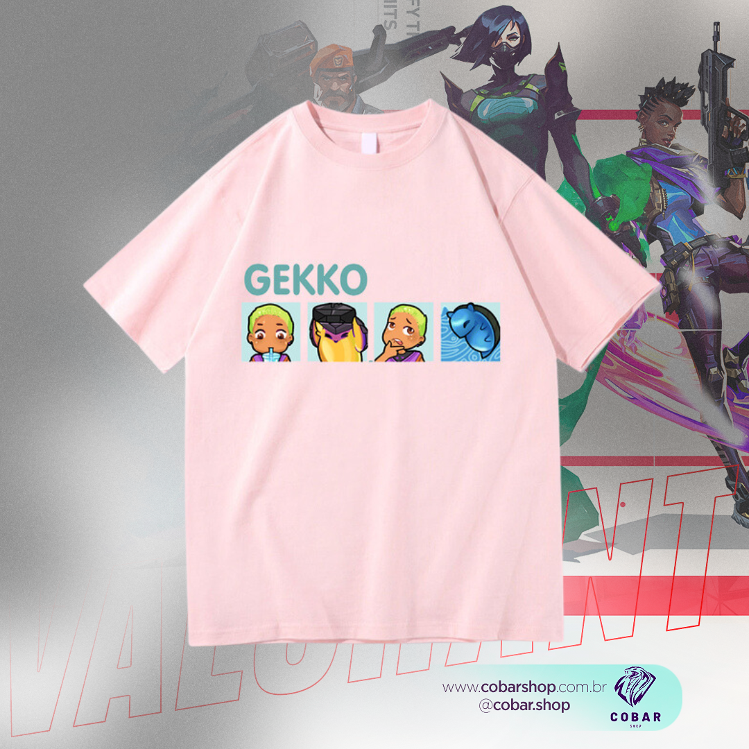 Camisa Gekko Mascotes - 𝐂𝐨𝐛𝐚𝐫𝐒𝐡𝐨𝐩™ - Cobarshop