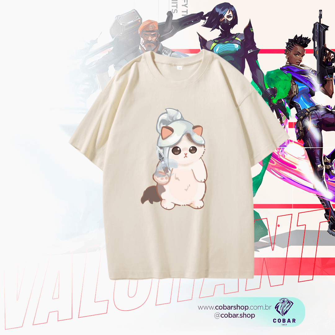 Camisa Gatinho Jett - 𝐂𝐨𝐛𝐚𝐫𝐒𝐡𝐨𝐩™ - Cobarshop