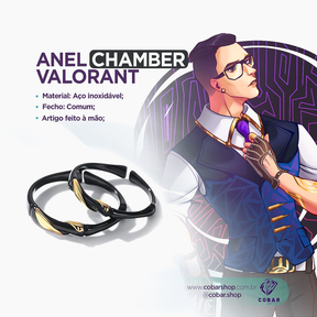 Anel Chamber - 𝐂𝐨𝐛𝐚𝐫𝐒𝐡𝐨𝐩™ - Cobarshop