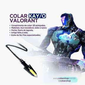 Colar KAY-O Valorant 𝐂𝐨𝐛𝐚𝐫𝐒𝐡𝐨𝐩™ - Cobarshop